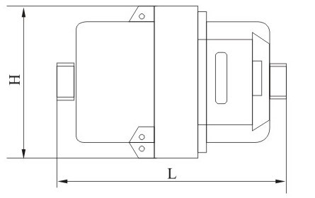 立(lì)式容積(jī)式水表(biao)外形尺(chi)寸圖