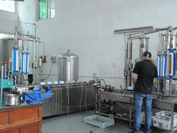 水表調(diao)試車間